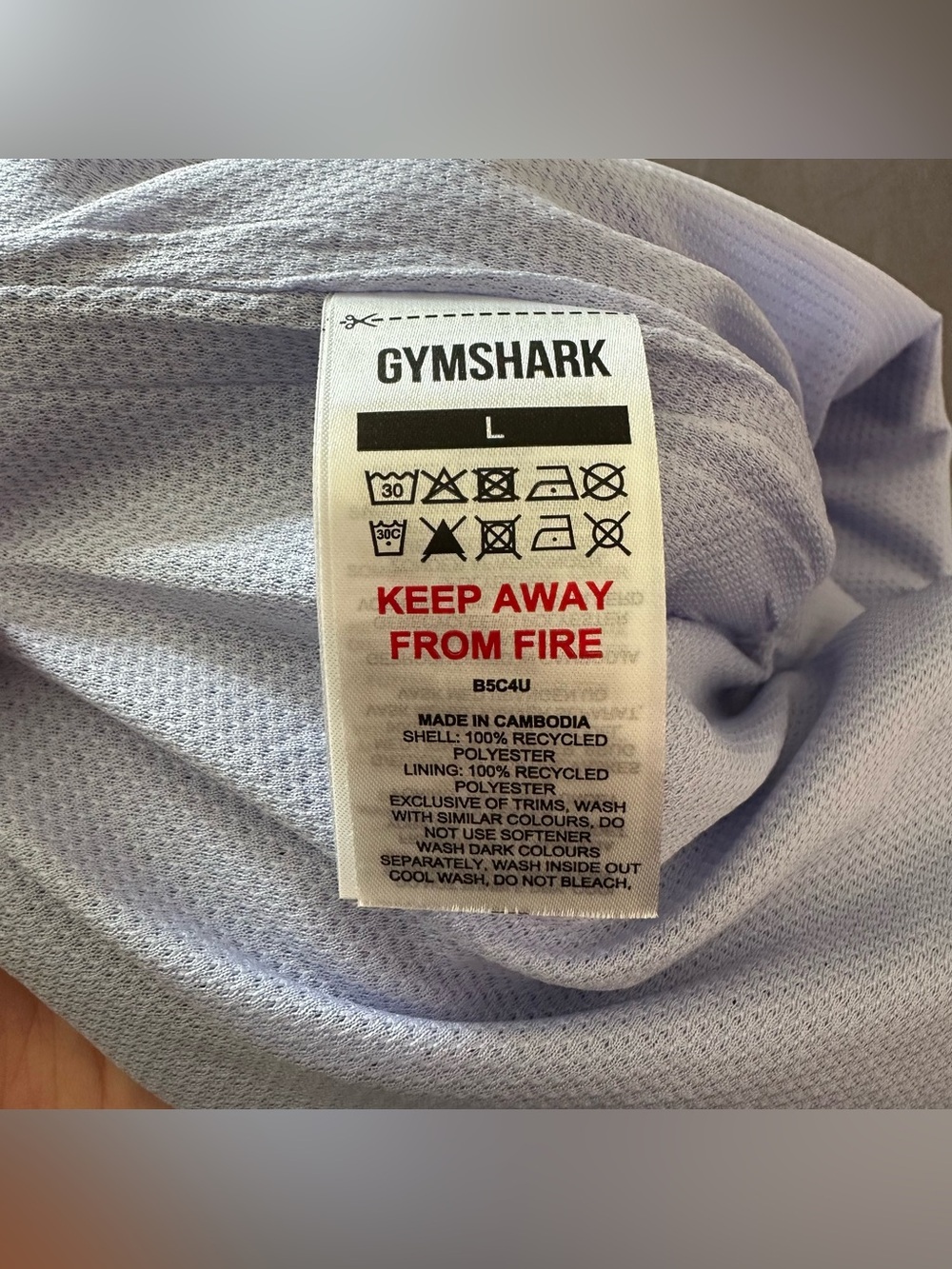 Gymshark Lifting Club Mesh Shorts in Peri Blue - Picture 8 of 10
